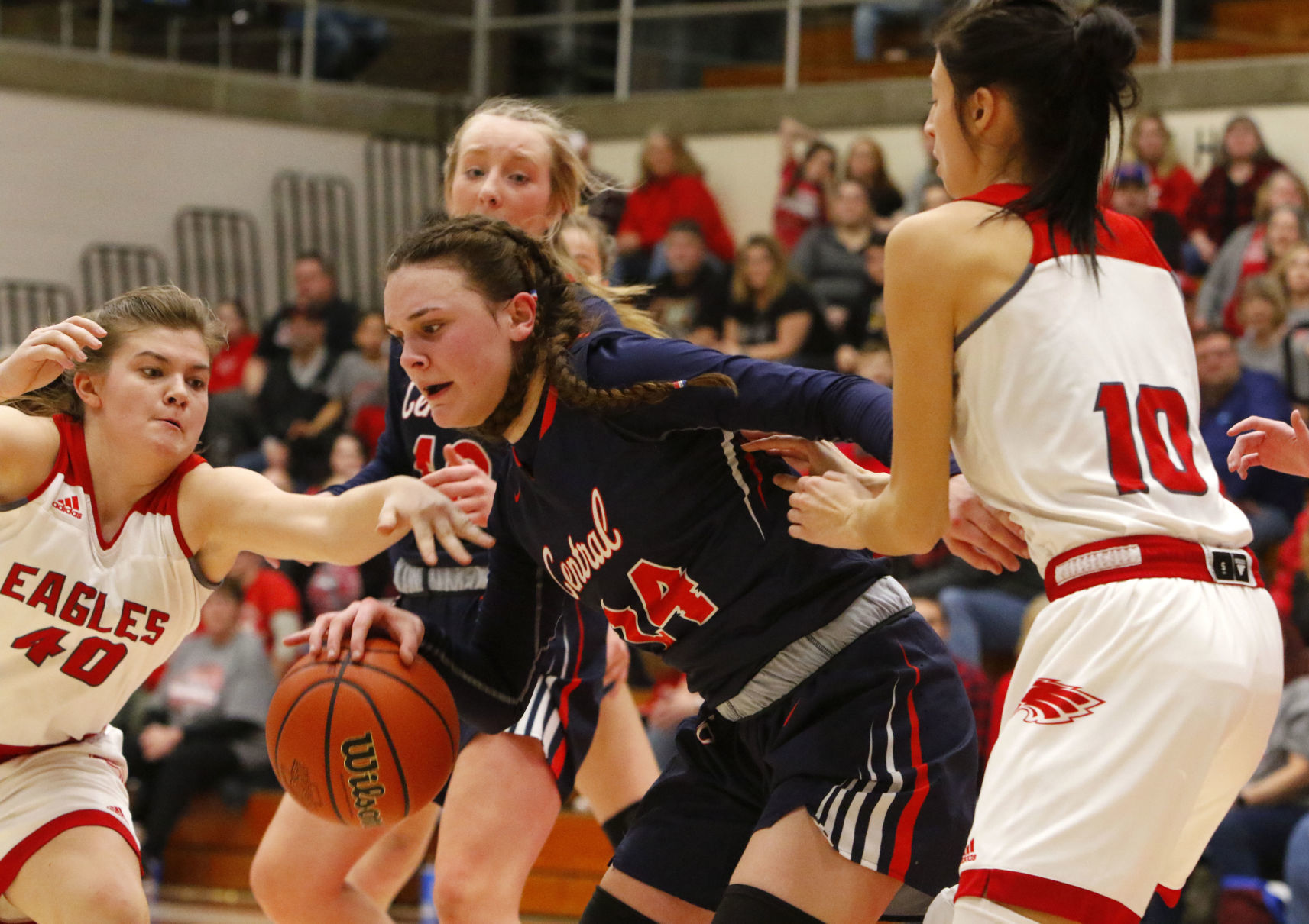 2A girls basketball semistate: South Central vs. Frankton